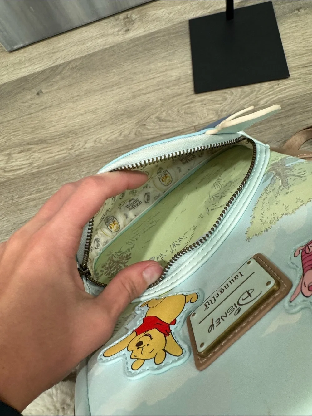 Loungefly Disney Winnie The Pooh 95th Anniversary Celebration Toss Mini Backpack